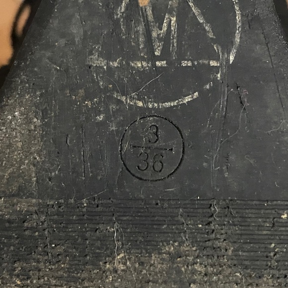 Black Fringe Wedge Boot suede bootie - Picture 5 of 5